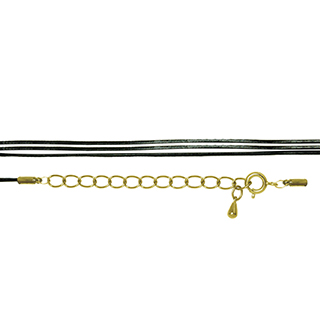 革ヒモネックレス 黒【BJ-317】 | 商品情報 | 手芸用品のパンドラハウス